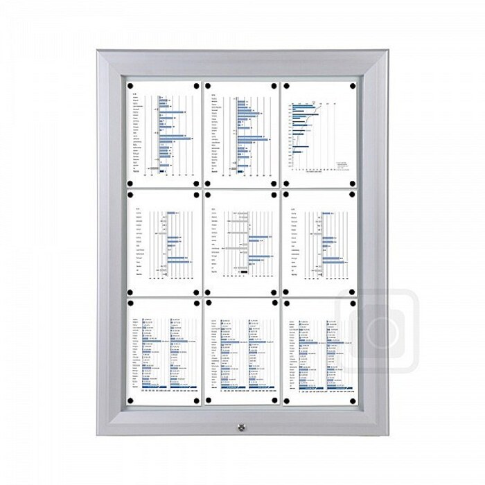 IP56 Outdoor Lockable Whiteboard