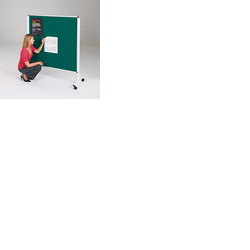 Height Adjustable Felt Mobile Noticeboard