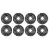 York 8x 1. 25kg Black Cast Iron 1Inch Plates