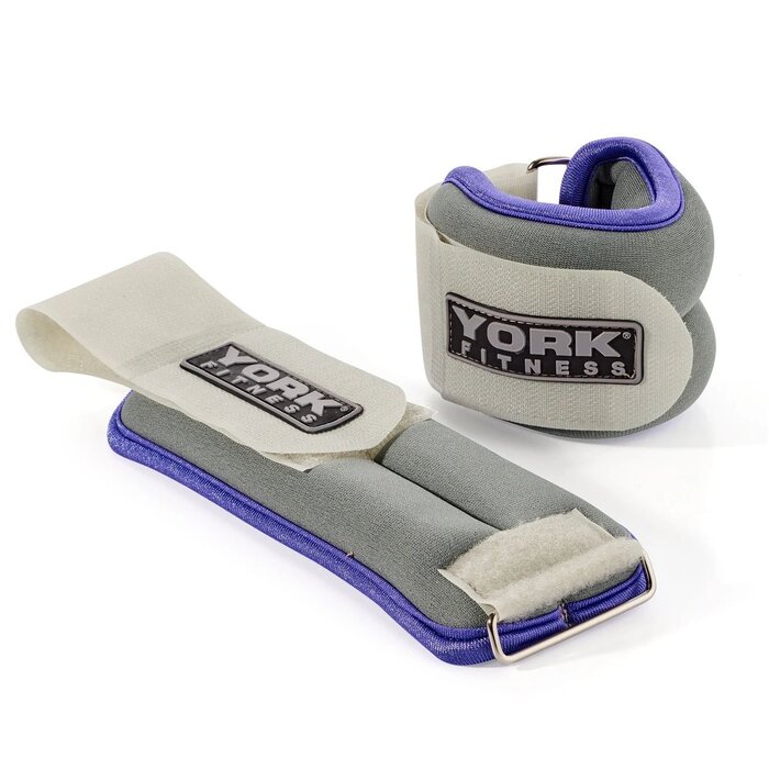York Soft Ankle and Wrist Weights 2 x 0. 5kg