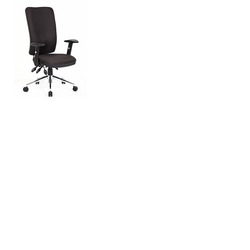 Chiro Task Operators Chair Black with Adjustable Arms High Back