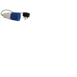 13 Amp Plug To CEE 16 Amp Socket
