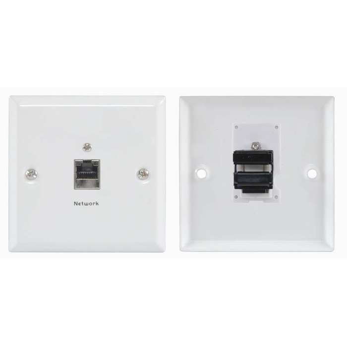 Cat5e RJ-45 Wall Connector Plate