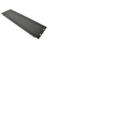 3 U 19" Blank Rack Panel With Black Finish