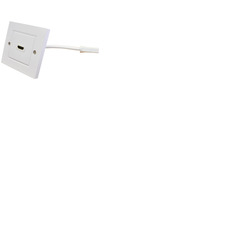 Single HDMI Wall Plate with Flying Lead