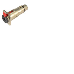 Through Panel Connector - Panel Jack to Female XLR Rear Connection
