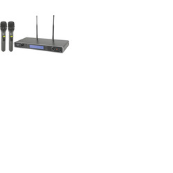Dual UHF Handheld Microphone System - Licence Free Band