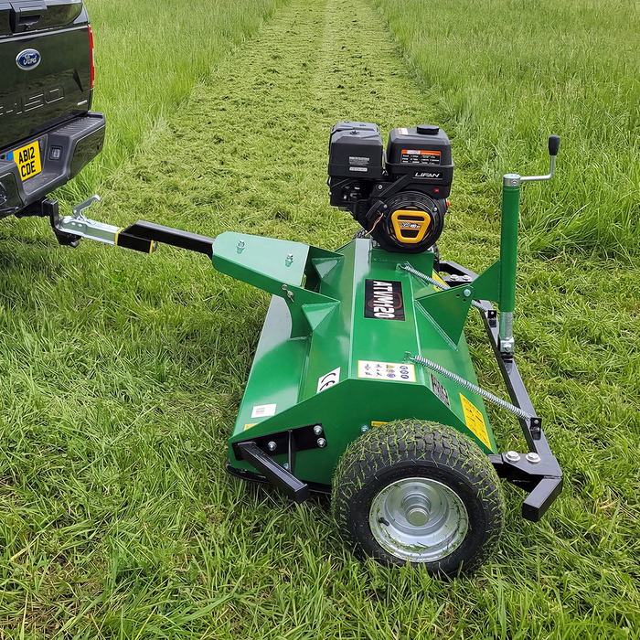 Charles Bentley Lifan 18HP Petrol Powered ATV Flail Mower 1. 2m Cutting Width