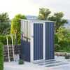 Metal Storage Shed Grey 4. 7ft x 3ft
