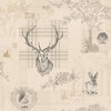 Richmond Highland Stag Wallpaper Charcoal Holden 98012