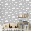 Clouds Wallpaper Grey / White World of Wallpaper A618 CAO 3