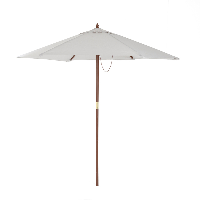 2.4M Wooden Garden Parasol