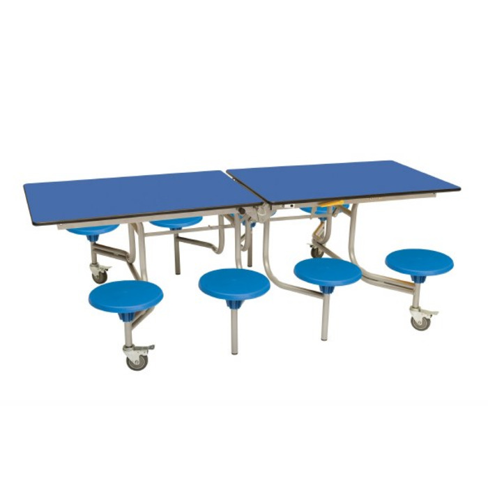 8 Seat Rectangular Mobile Folding Table