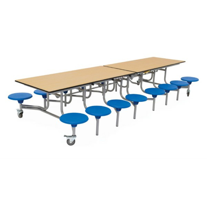 16 Seat Rectangular Mobile Folding Table