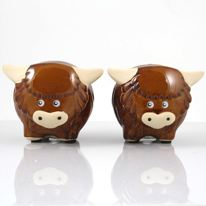 Highland Cow Cruet Set