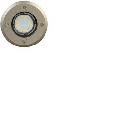 Stainless Steel Circle LED Deck Light 12V - 70x98x98