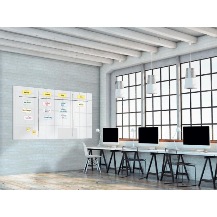 Glass whiteboard Artverum, Super White