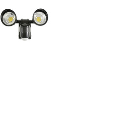 Battery Powered Twin LED Floodlight with PIR Sensor