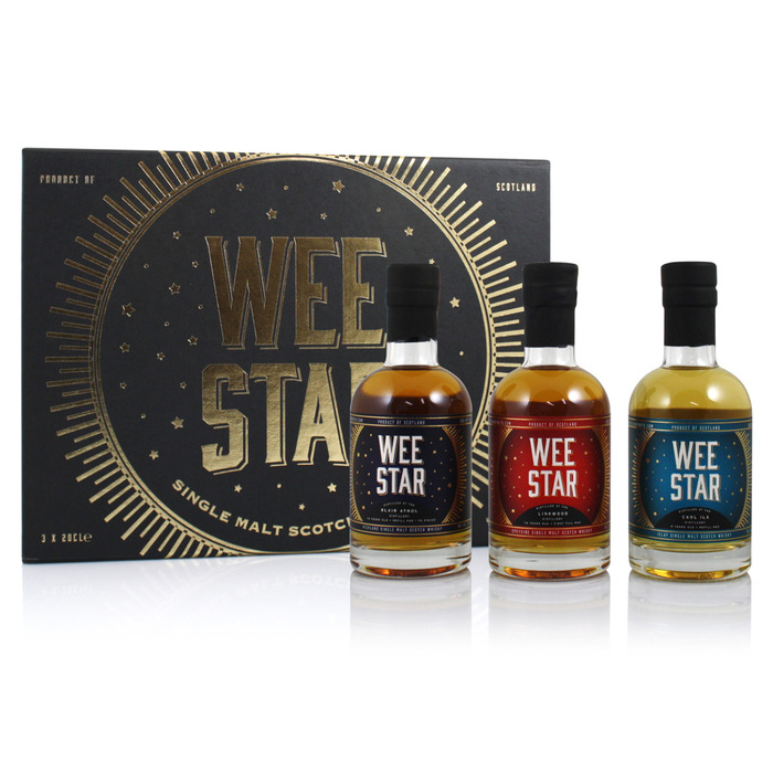 Wee Star North Star 3x 20cl Gift Pack (Blair Athol Linkwood Caol Ila)