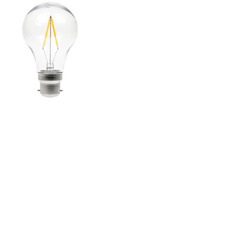 2W Dimmable LED Filament GLS Lamp 2700K - Bayonet