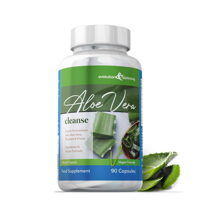 Aloe Vera Cleanse Suitable For Vegetarians & Vegans - 90 Capsules