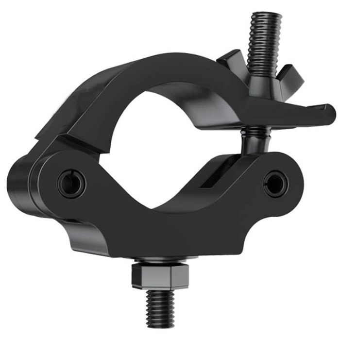 Half Coupler Lighting Clamp 48-51mm 500Kg SWL - Black