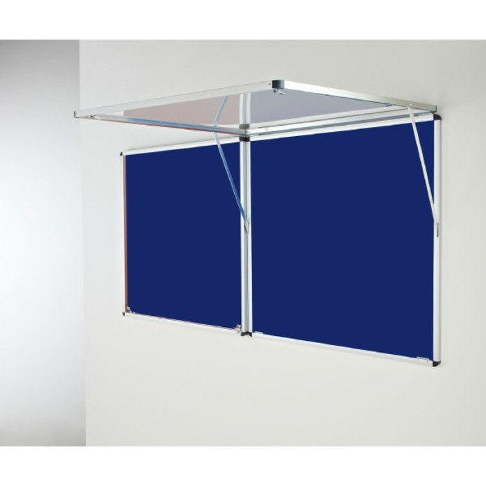 Eco-Sound Top-Hinged Corridor Tamperproof Blazemaster Noticeboard