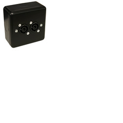 Surface Fitting Speakon Connector Box - 2 Connectors