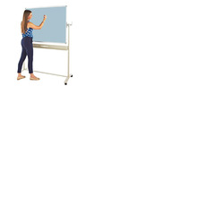 Colourwipe Mobile Board 900 x 1200mm Blue & Blue