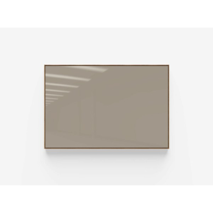 'Area' Oak Framed Glass Board