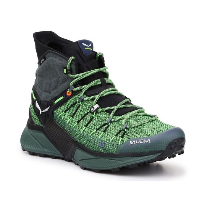 Salewa Mens MS Dropline Mid Hiking Boots - Green