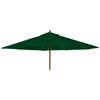 Alexander Rose 2. 7m Hardwood Round Garden Parasol