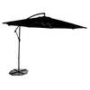 Bracken Outdoors 3m Round Black Cantilever Garden Parasol