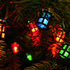 40 Classic Victorian Lantern Mini Lights Multi Colour with Green Cable