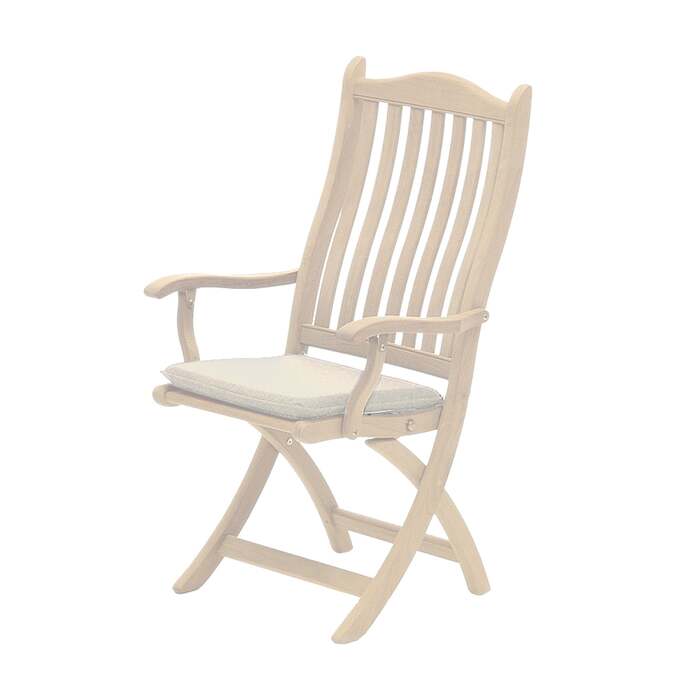 Alexander Rose Polyester Seat Pad - Ecru