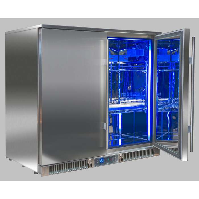 Blastcool Double Outdoor Fridge with Solid Doors