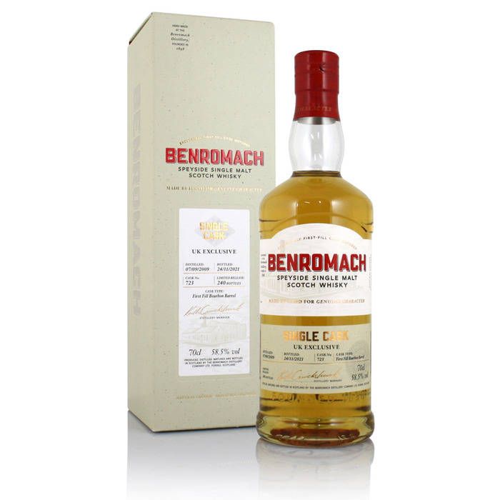 Benromach 2009 12YO UK Exclusive Single Cask #723 58. 5%