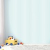 Tiny Tots 2 Regency Stripe Wallpaper Turquoise Galerie G78406