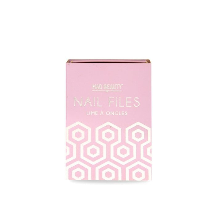 Mad Beauty Splash Of Silver - Pink mini Nail Files Single Pack
