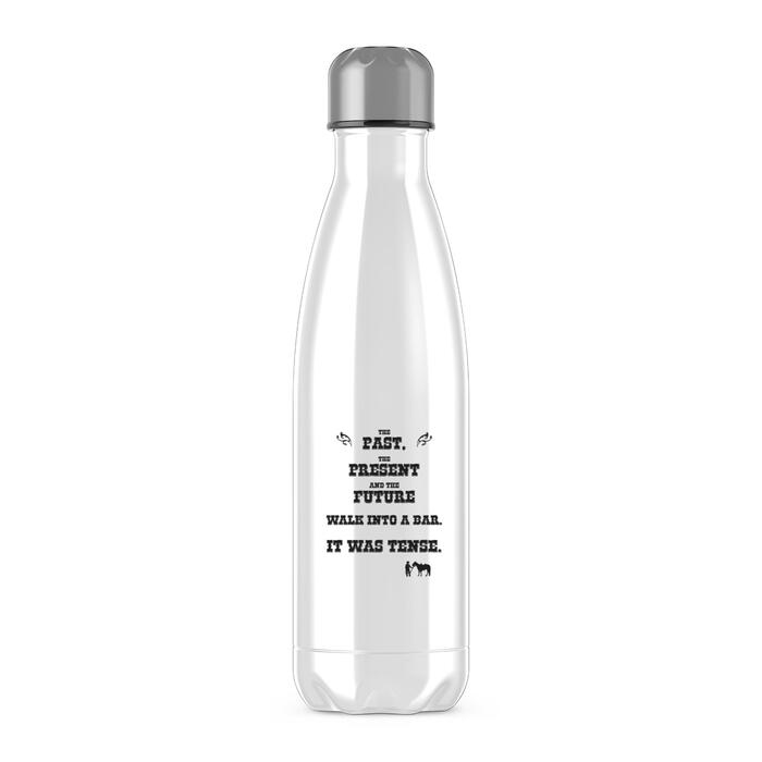 The Past, The Present & The Future Water Bottle - White, One