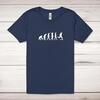 Evolution Of A Footballer Adult T-Shirt