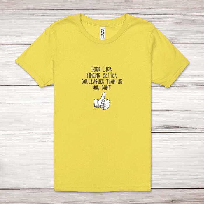 Good Luck Finding Better Colleagues Adult T