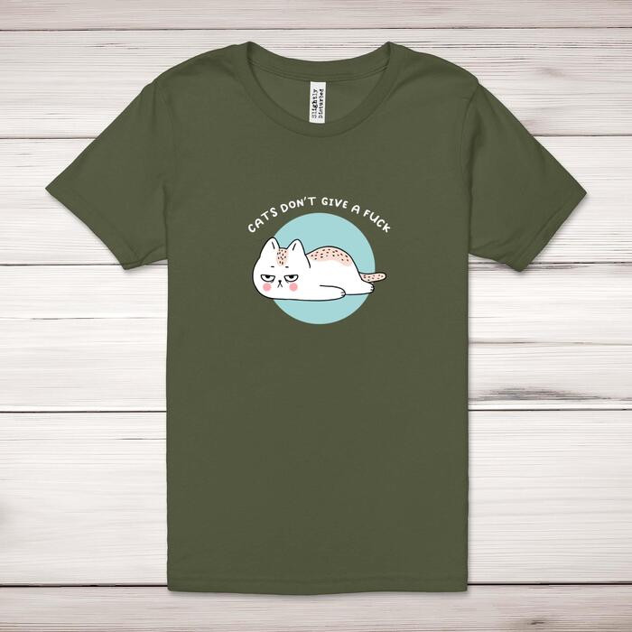 Cats Don't Give A Fuck Adult T-Shirt