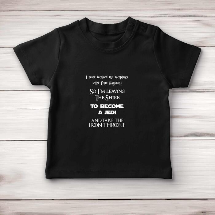 Take The Iron Throne Baby T-Shirt - Black, 3-6 Months