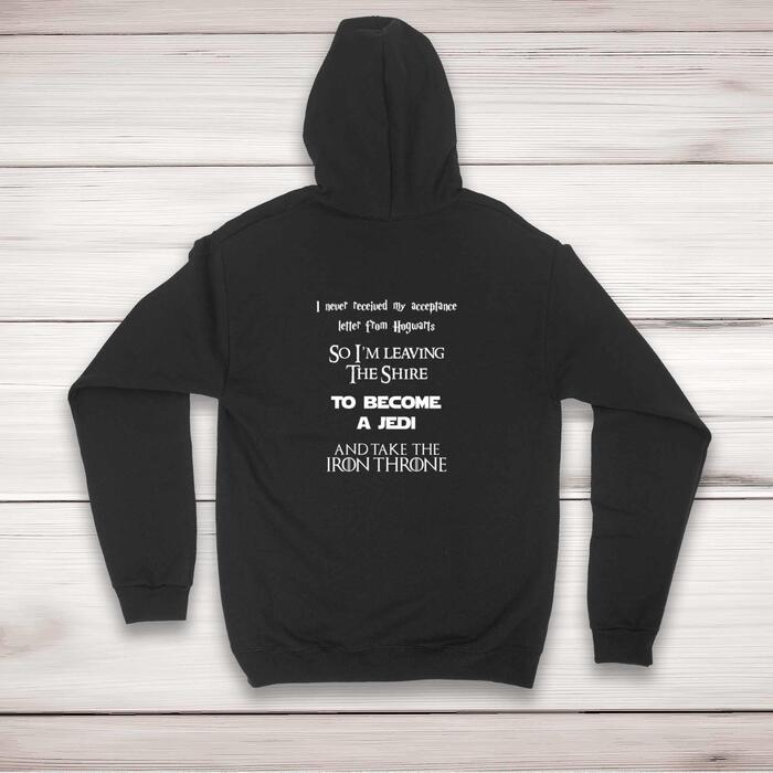Take The Iron Throne Hoodie - Black, Medium