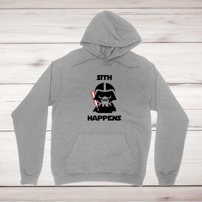 Sith Happens Hoodie - Grey, Small