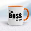 The Boss Is A . . . Swearing Mug