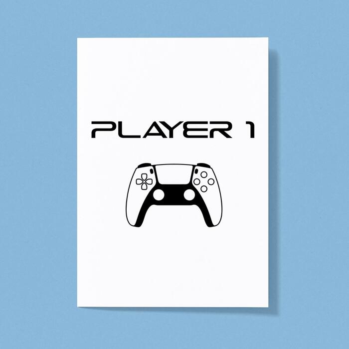 PS Player Greeting Card