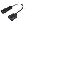 16A Mennekes Plug to 13A Socket with Titanex Rubber Cable
