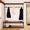 Extra Large Coat Rack With Shoe Tidy